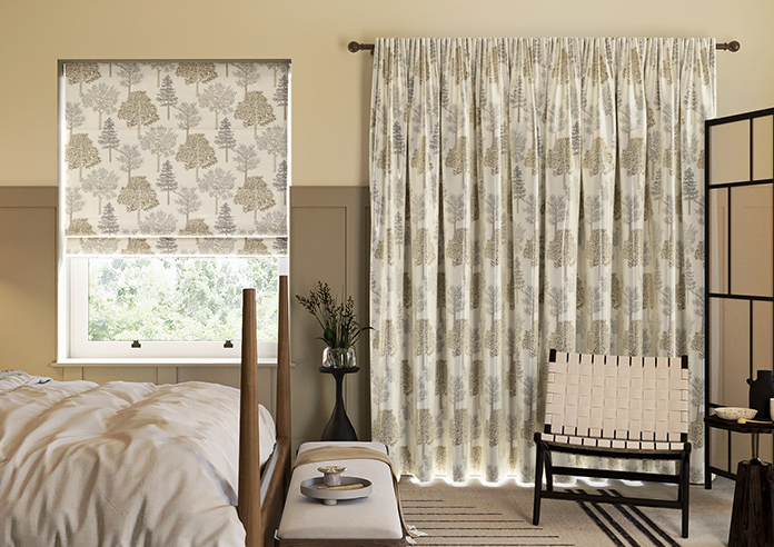 Coppice Faux Silk, Bronze - Made to Measure Curtain - Image 7